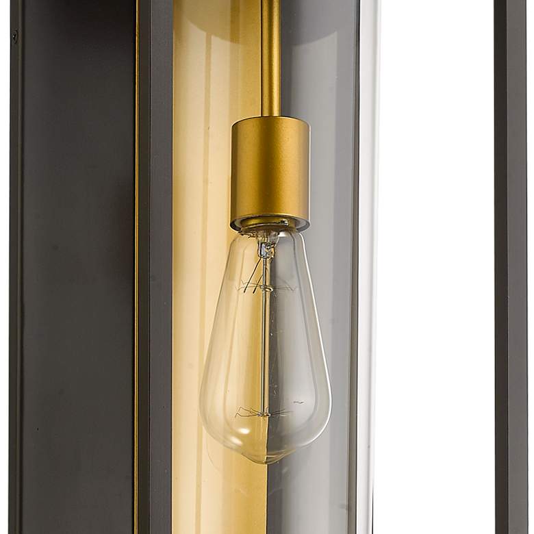 Image 3 Dunbroch 18 1/4" High Deep Bronze Brass Outdoor Wall Light more views