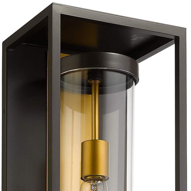 Image 4 Dunbroch 18 1/4" High Deep Bronze Brass Outdoor Wall Light more views