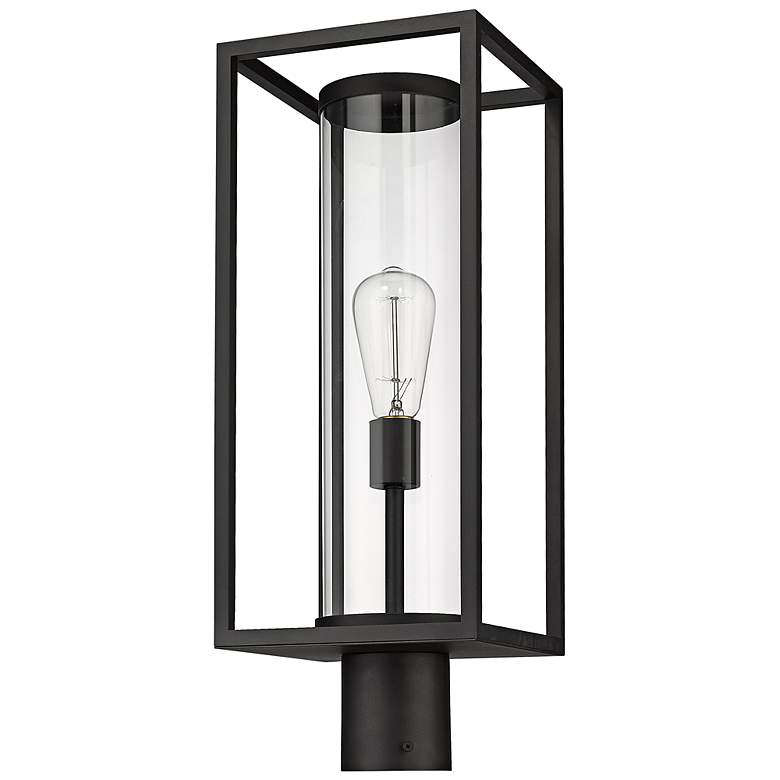 Image 3 Dunbroch 21 3/4" High Black Outdoor Post Light more views