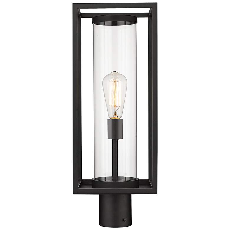 Image 5 Dunbroch 21 3/4" High Black Outdoor Post Light more views