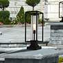 1_Dunbroch 22 3/4"H Black Rectangular Outdoor Pier Mount Light