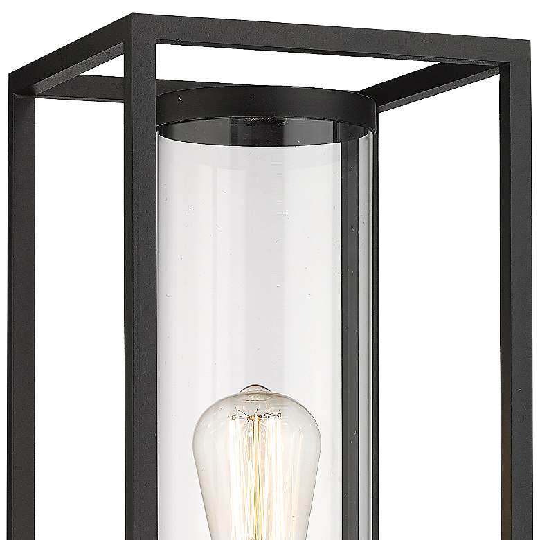 Image 3 Dunbroch 22 3/4"H Black Rectangular Outdoor Pier Mount Light more views