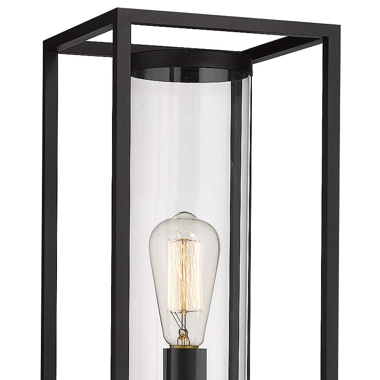 Image 2 Dunbroch 23 3/4" High Black Metal Outdoor Pier Mount Light more views