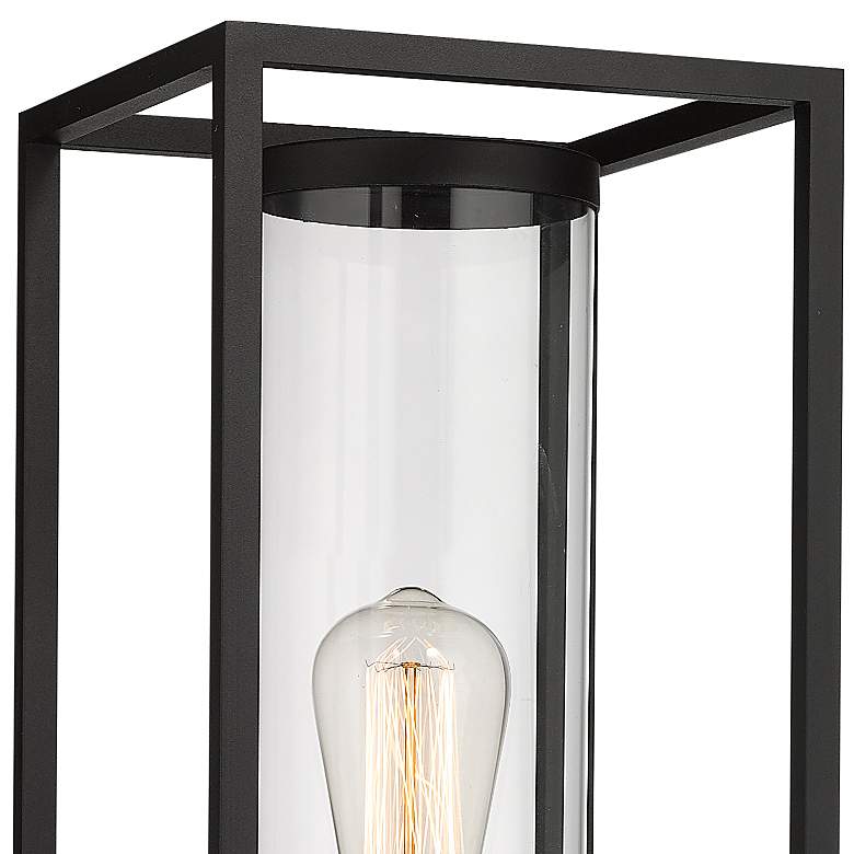 Image 3 Dunbroch 23 3/4" High Black Outdoor Pier Mount Light more views