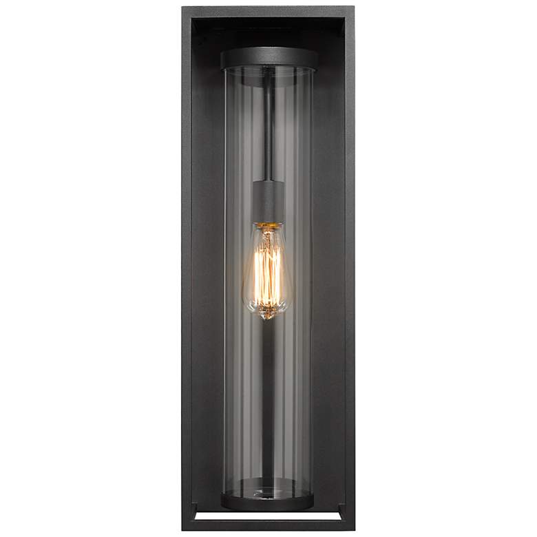 Image 5 Dunbroch 24 1/4 inch High Black Outdoor Wall Light more views