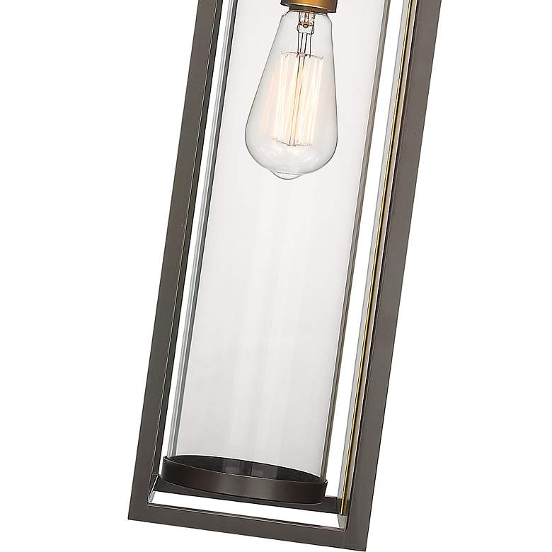 Image 4 Dunbroch 24 1/4" High Deep Bronze Brass Outdoor Wall Light more views