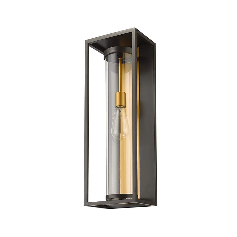 Image 5 Dunbroch 24 1/4" High Deep Bronze Brass Outdoor Wall Light more views
