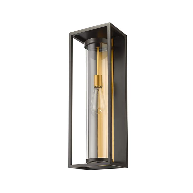 Image 5 Dunbroch 24 1/4 inch High Deep Bronze Brass Outdoor Wall Light more views