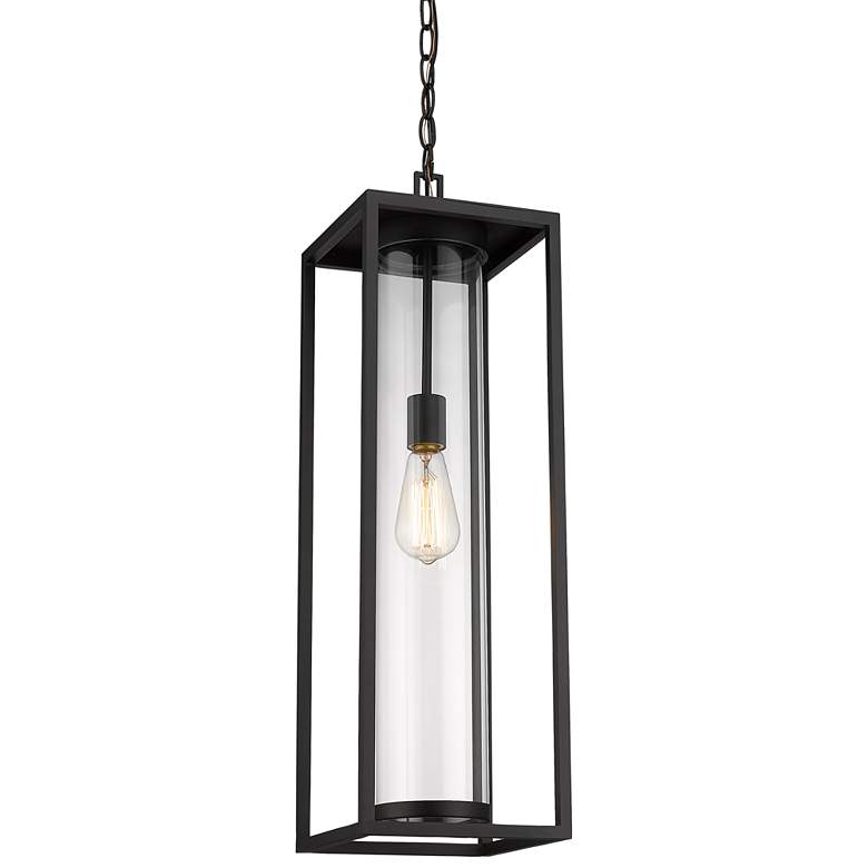Image 3 Dunbroch 26 3/4" High Black Outdoor Hanging Light
