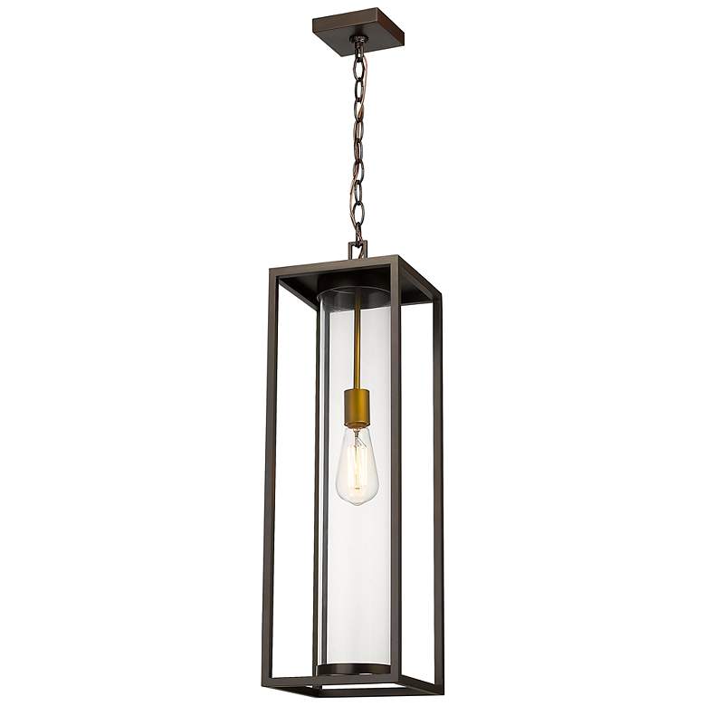 Image 3 Dunbroch 26 3/4" High Deep Bronze Outdoor Hanging Light