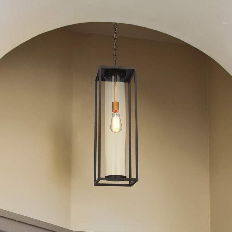 Image 2 Dunbroch 26 3/4" High Deep Bronze Outdoor Hanging Light