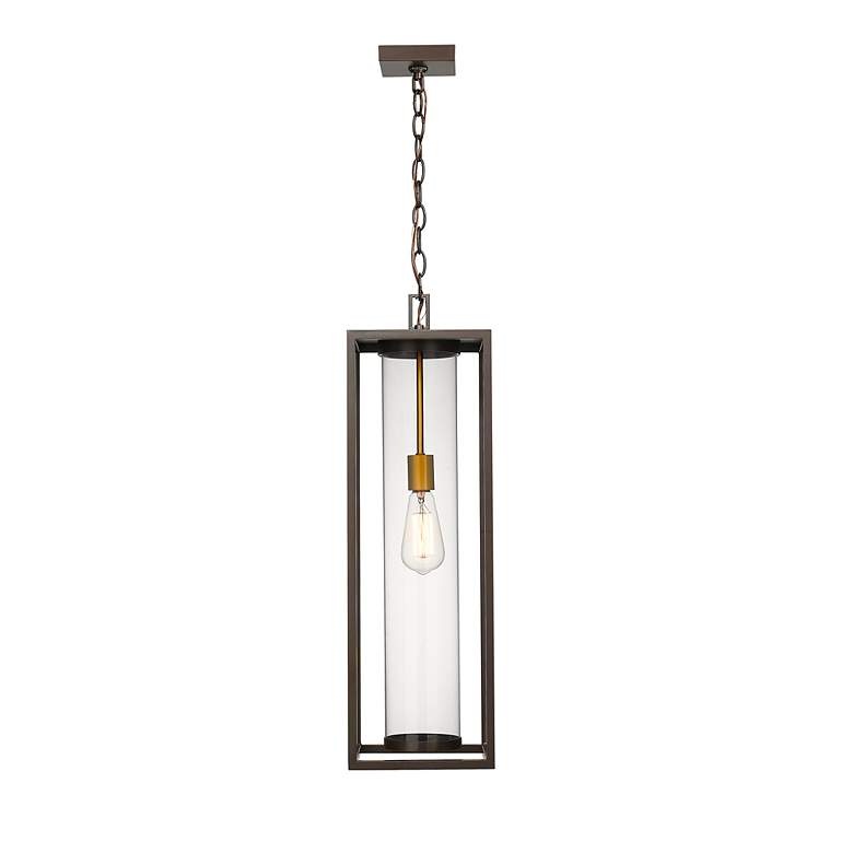 Image 7 Dunbroch 26 3/4" High Deep Bronze Outdoor Hanging Light more views
