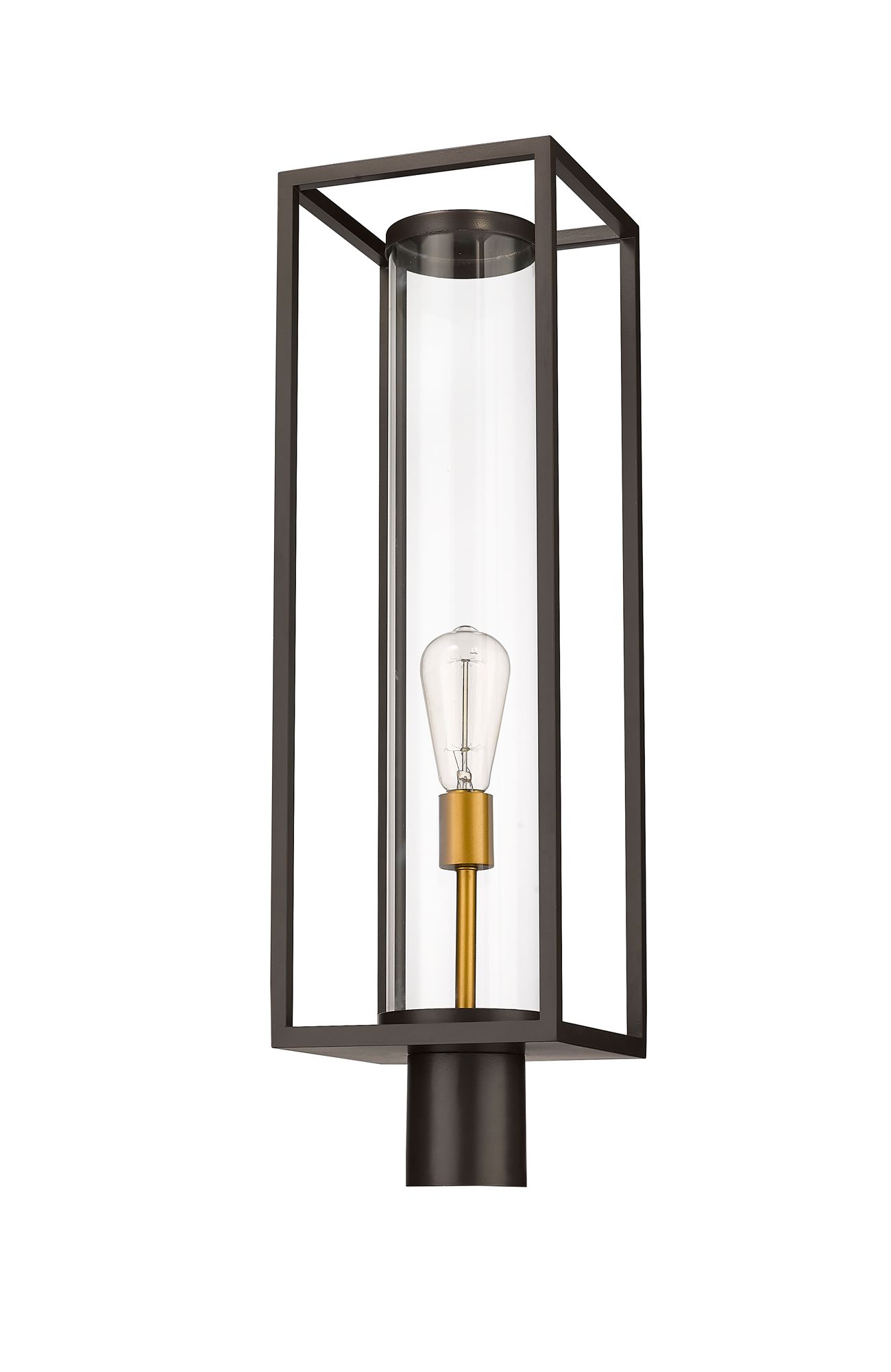 Dunbroch 27 3/4" High Deep Bronze Outdoor Post Light