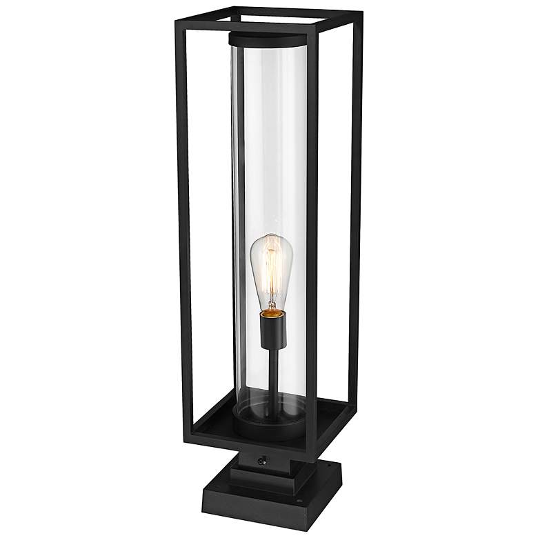 Image 4 Dunbroch 28 3/4" High Black Outdoor Pier Mount Light more views