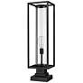 6_Dunbroch 28 3/4" High Black Outdoor Pier Mount Light more views
