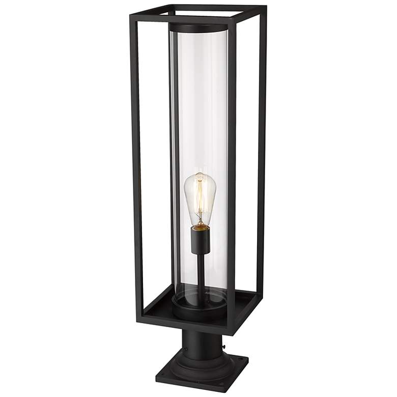 Image 3 Dunbroch 29 3/4" High Black Outdoor Pier Mount Light more views