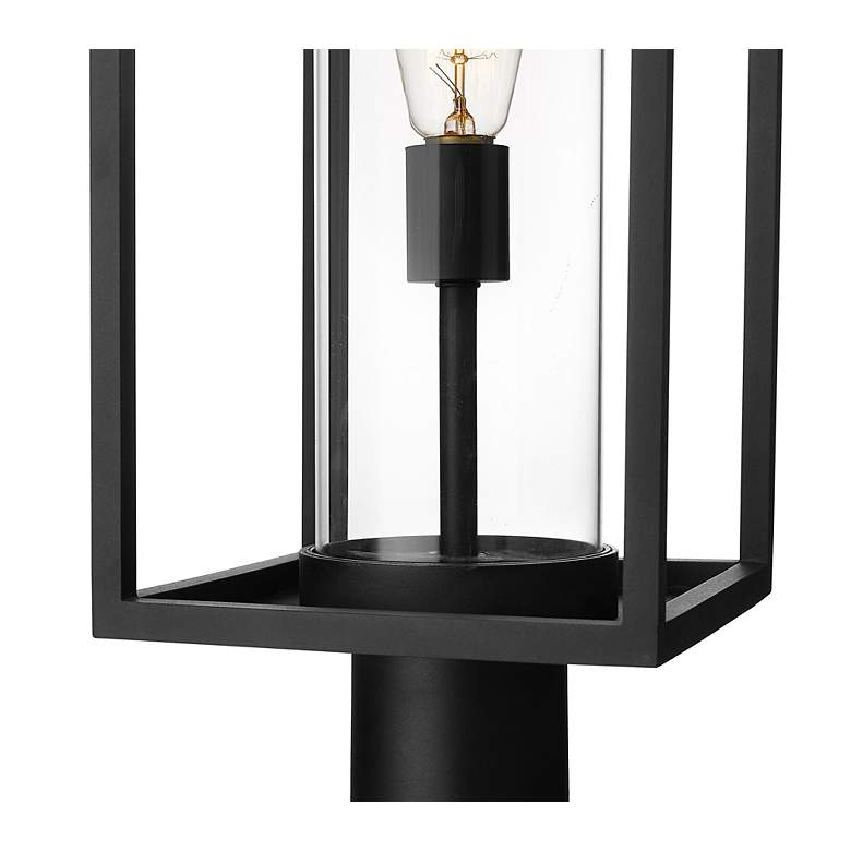 Image 5 Dunbroch 29 3/4" High Black Outdoor Pier Mount Light more views