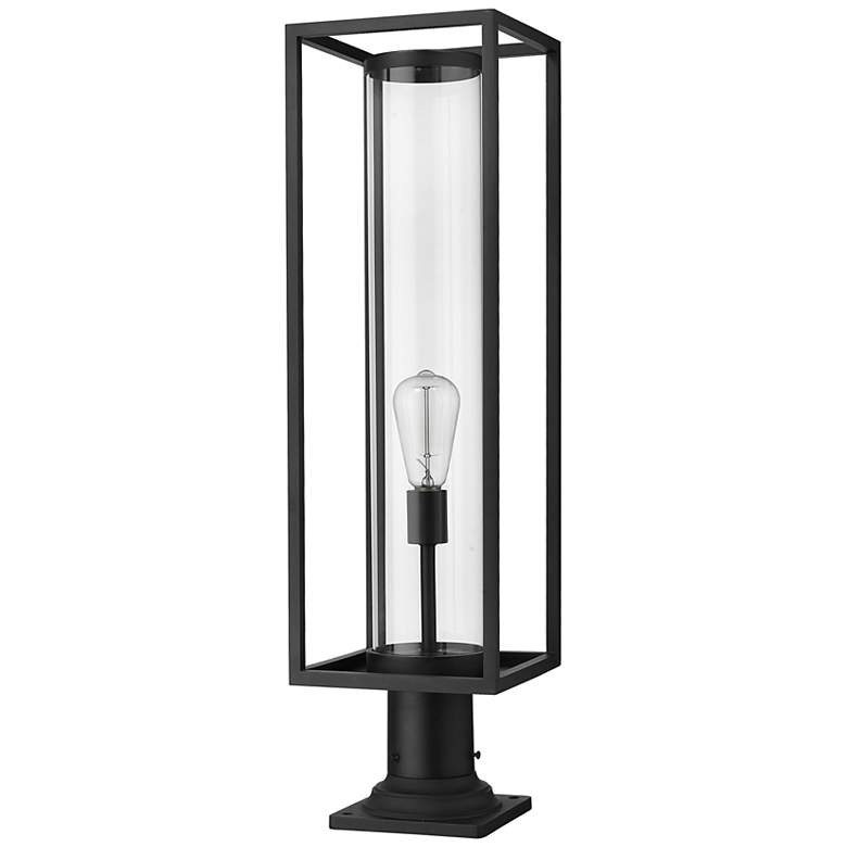 Image 6 Dunbroch 29 3/4" High Black Outdoor Pier Mount Light more views