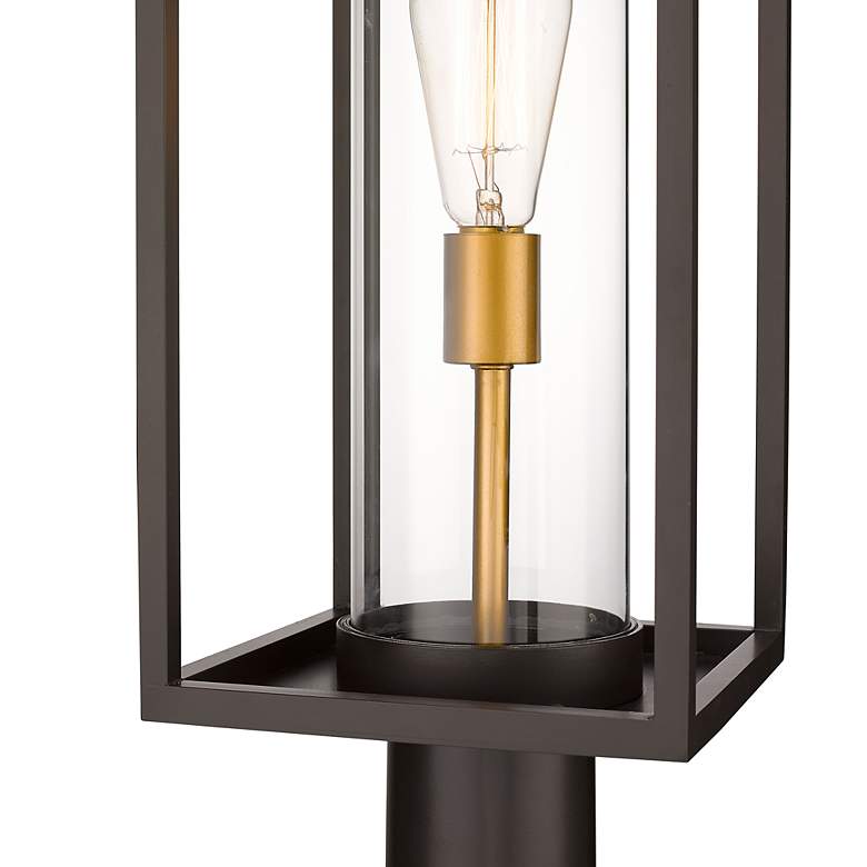 Image 6 Dunbroch 29 3/4" High Deep Bronze Outdoor Pier Mount Light more views