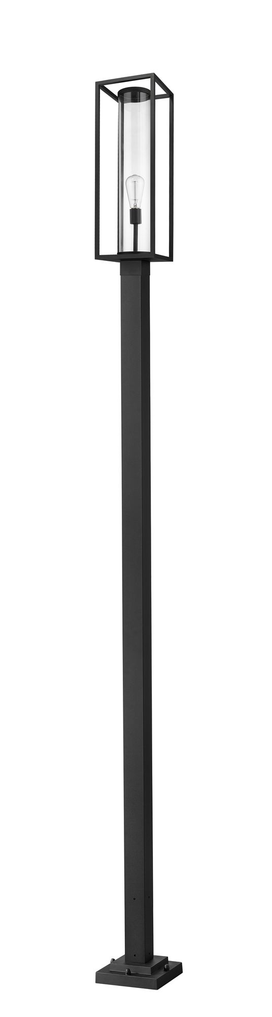 Image 6 Dunbroch by Z-Lite Black 120.25 inch 1 Light Outdoor Post Mounted Fixture more views