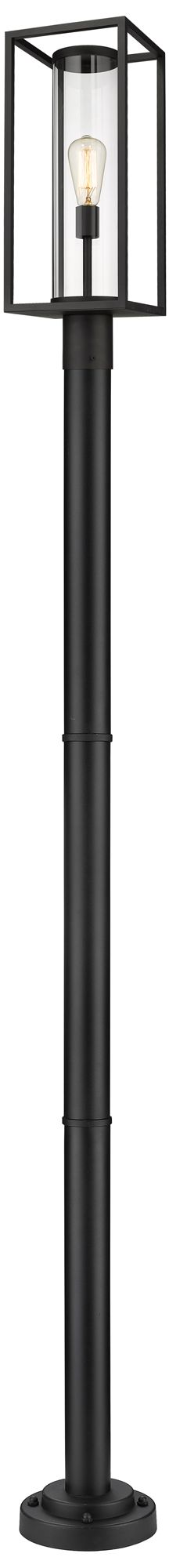 Dunbroch by Z-Lite Black 95.5 inch 1 Light Outdoor Post Mounted Fixture