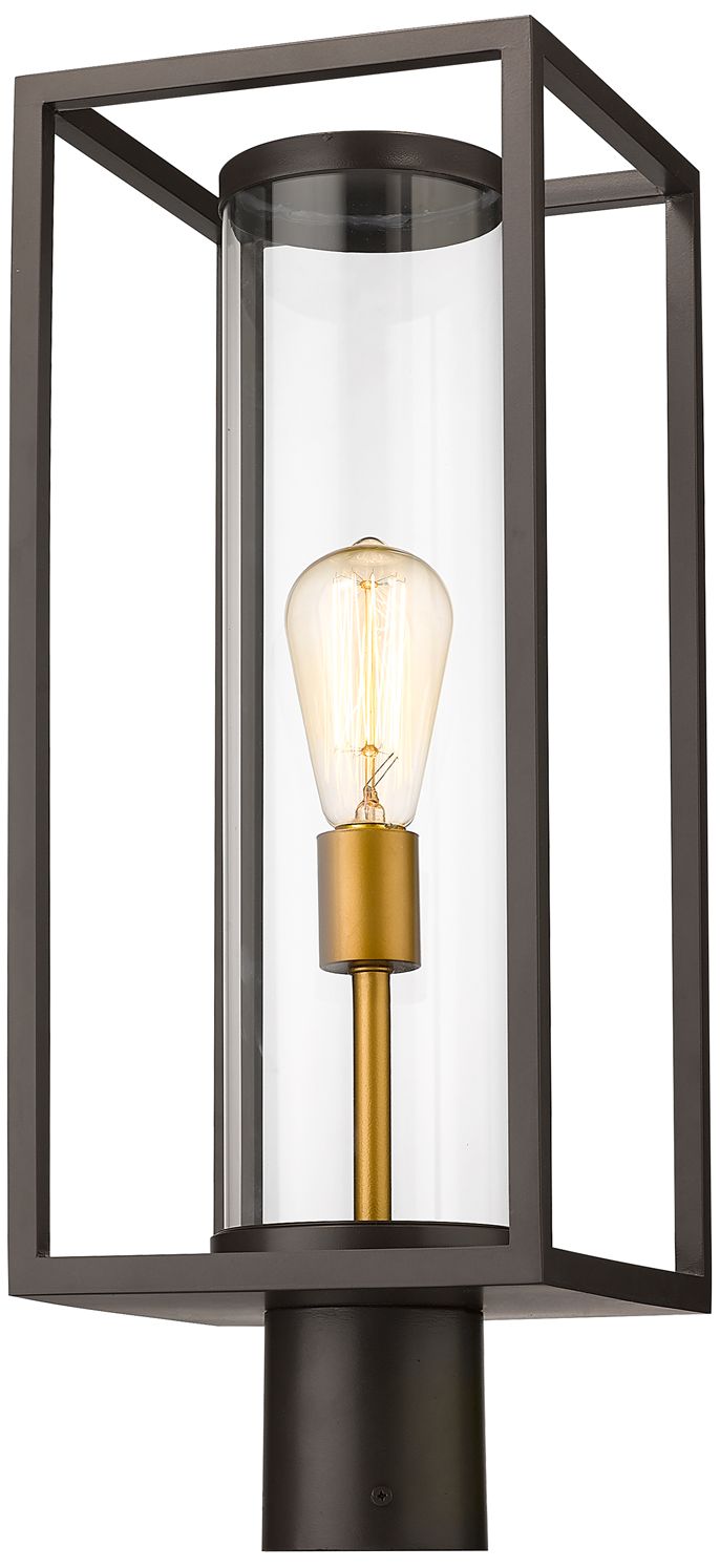 Dunbroch by Z-Lite Bronze/Brass 21.75 inch 1 Light Outdoor Post Fixture