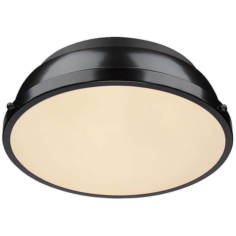 Image 1 Duncan 14" Flush Mount in Black