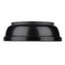 3_Duncan 14" Flush Mount in Black more views