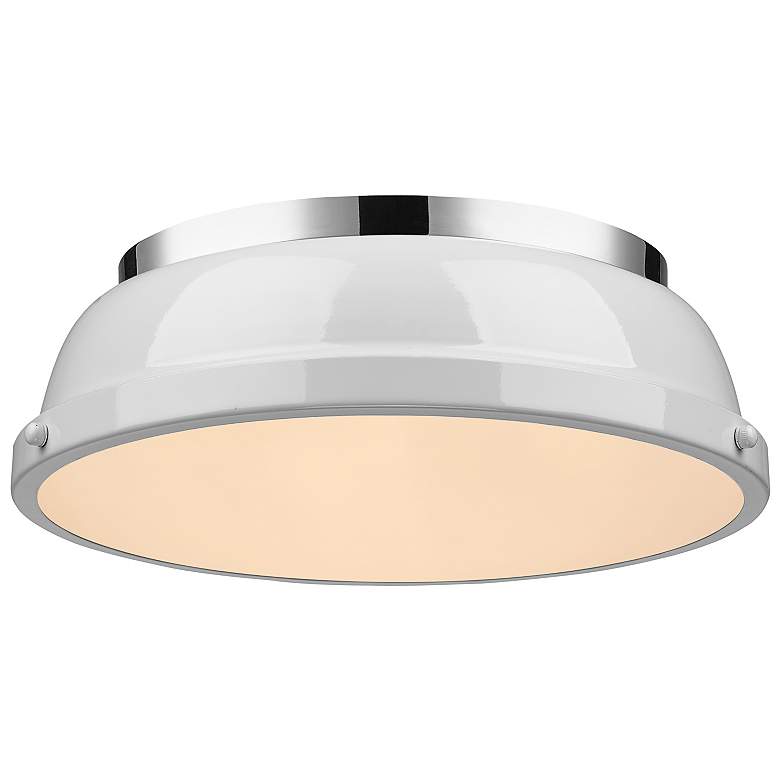 Image 3 Duncan 14 inch Flush Mount in Chrome more views