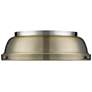 1_Duncan 14" Flush Mount in Pewter with Aged Brass