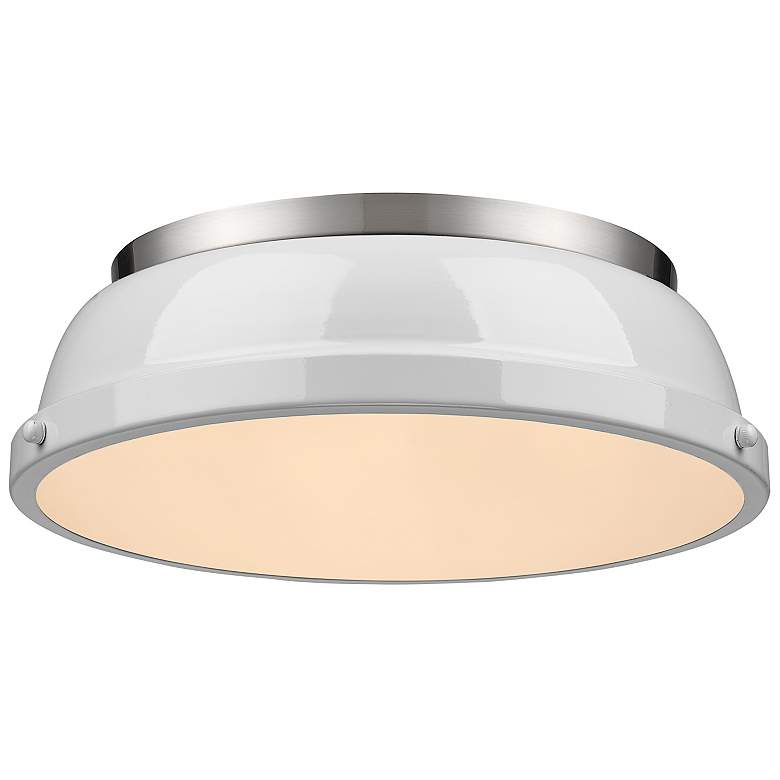 Image 3 Duncan 14 inch Flush Mount in Pewter more views