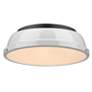 2_Duncan 14" Flush Mount with White Shade more views