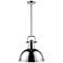 Duncan 14" Wide 1-Light Pendant with Rods in Chrome