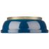 Duncan 14" Wide Aged Brass Ceiling Light
