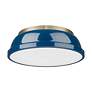 2_Duncan 14" Wide Aged Brass Ceiling Light more views