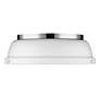 2_Duncan 14" Wide Chrome Ceiling Light more views