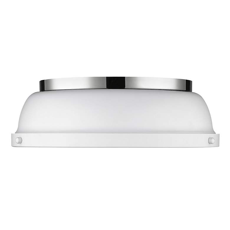 Image 3 Duncan 14" Wide Chrome Ceiling Light more views