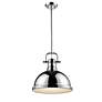 2_Duncan 14" Wide Chrome Steel Pendant Light more views