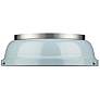 1_Duncan 14" Wide Pewter and Seafoam Ceiling Light