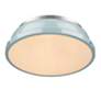 3_Duncan 14" Wide Pewter and Seafoam Ceiling Light more views