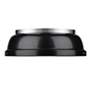 2_Duncan 14" Wide Pewter Ceiling Light with Black Shade more views