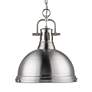 3_Duncan 14" Wide Pewter Pendant Light more views