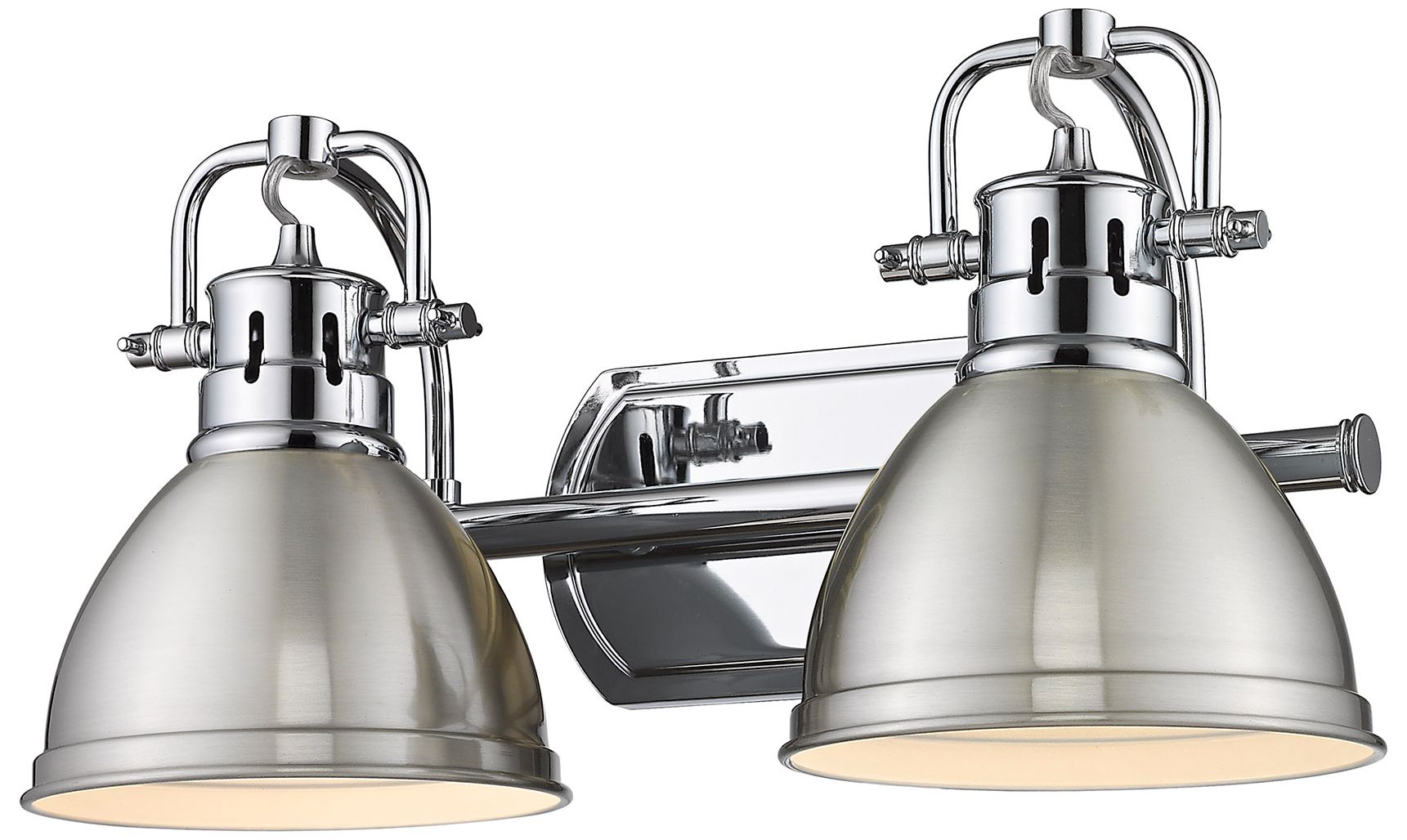 Image 2 Duncan 16 1/2" Wide Chrome 2-Light Bath Light