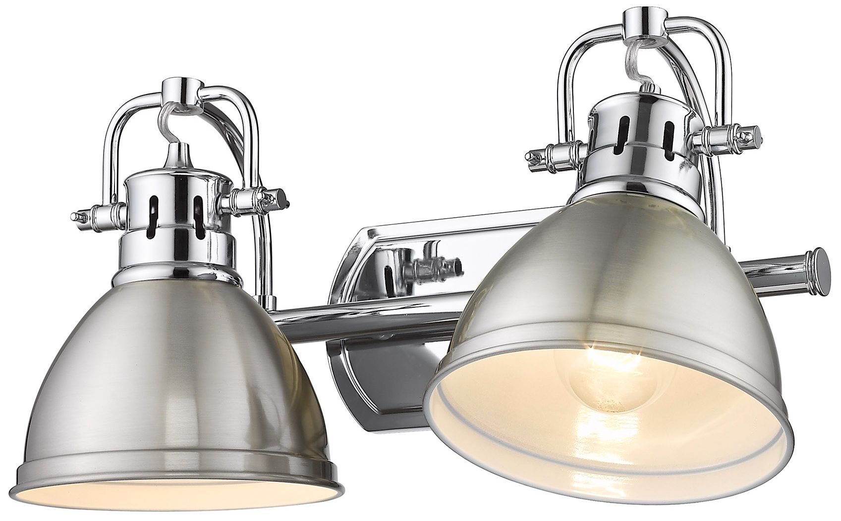 Image 5 Duncan 16 1/2" Wide Chrome 2-Light Bath Light more views