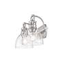 2_Duncan 2-Light Bath Vanity in Pewter with Clear Glass more views