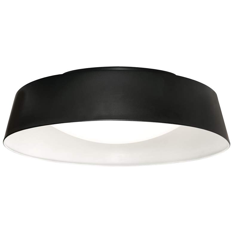 Image 1 Duncan 20" LED Flush Mount - Black/White