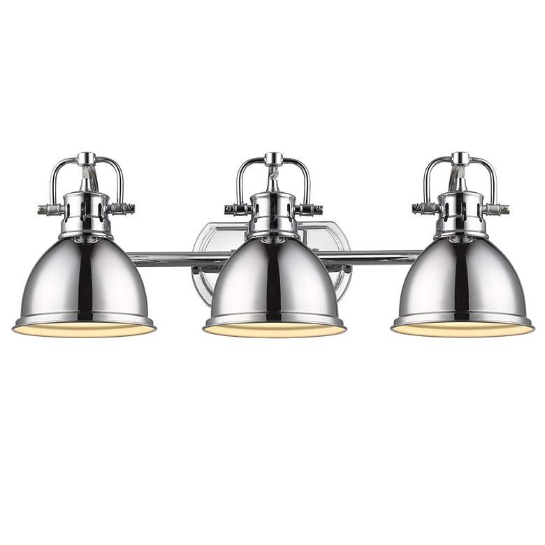Image 4 Duncan 24 1/2" Wide Chrome 3-Light Bath Light more views