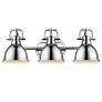 4_Duncan 24 1/2" Wide Chrome 3-Light Bath Light more views