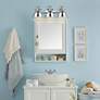 5_Duncan 24 1/2" Wide Chrome 3-Light Bath Light more views