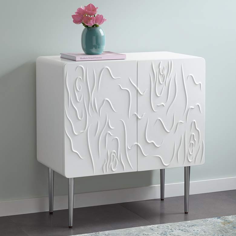 Image 1 Duncan 29" Wide White Console Table